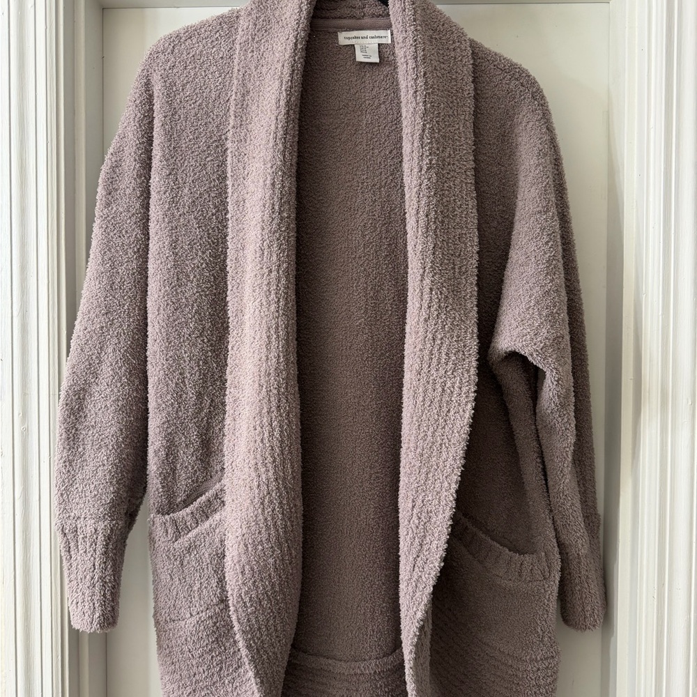 cupcakes & cashmere Soft Lavender Cardigan